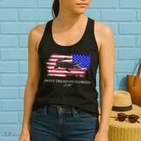 Dont Tread On Florida Governor Flag Alligator DeSantis 2021 Women's Tank Top thumb 2
