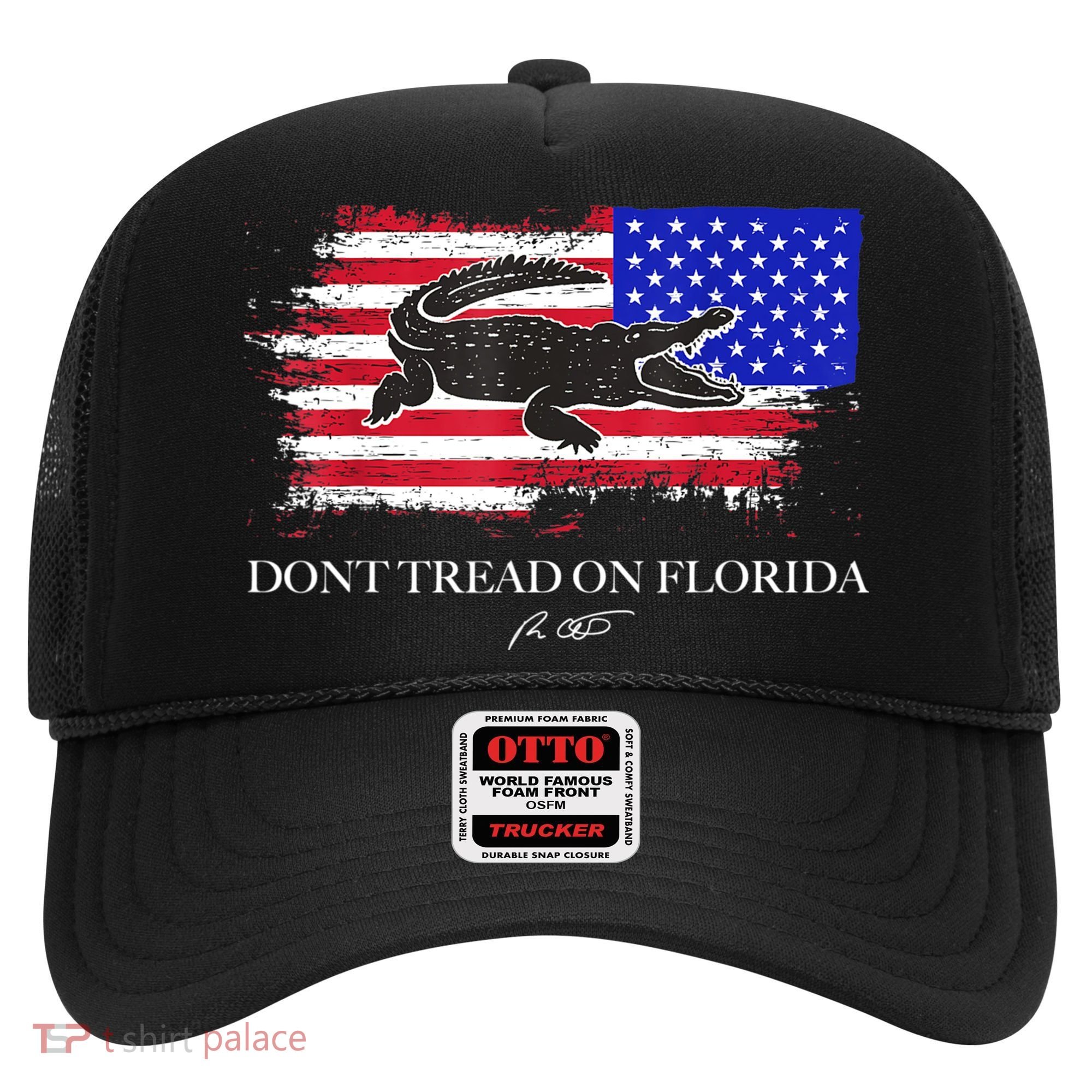 Dont Tread On Florida Governor Flag Alligator DeSantis 2021 Hat