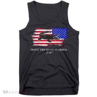 Dont Tread On Florida Governor Flag Alligator DeSantis 2021 Tank Top