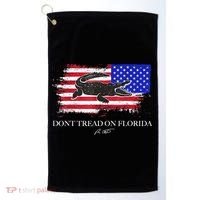 Dont Tread On Florida Governor Flag Alligator DeSantis 2021 Golf Towel thumb 0