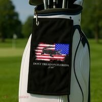 Dont Tread On Florida Governor Flag Alligator DeSantis 2021 Golf Towel thumb 2
