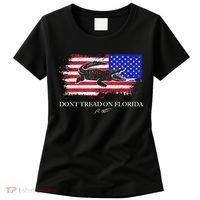 Dont Tread On Florida Governor Flag Alligator DeSantis 2021 Women's T-Shirt thumb 0