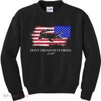 Dont Tread On Florida Governor Flag Alligator DeSantis 2021 Kids Sweatshirt thumb 0