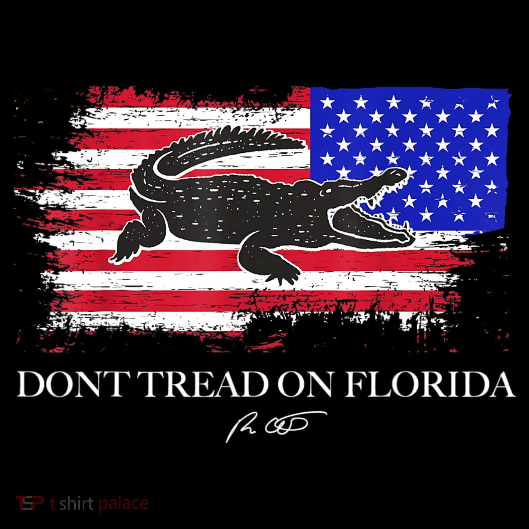 Dont Tread On Florida Governor Flag Alligator DeSantis 2021 Kids Sweatshirt
