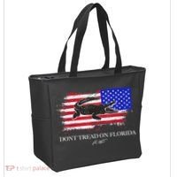 Dont Tread On Florida Governor Flag Alligator DeSantis 2021 Tote Bag thumb 2