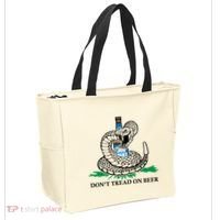 Dont Tread On Beer Funny Patriot America Usa Freedom Lover Gift Tote Bag thumb 2
