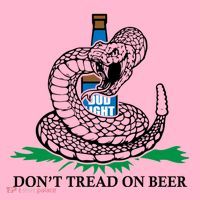 Dont Tread On Beer Funny Patriot America Usa Freedom Lover Gift Coaster thumb 2