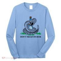 Dont Tread On Beer Funny Patriot America Usa Freedom Lover Gift Long Sleeve Shirt thumb 0