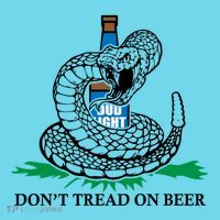 Dont Tread On Beer Funny Patriot America Usa Freedom Lover Gift Long Sleeve Shirt thumb 2