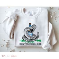 Dont Tread On Beer Funny Patriot America Usa Freedom Lover Gift Sweatshirt thumb 2