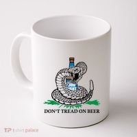 Dont Tread On Beer Funny Patriot America Usa Freedom Lover Gift Coffee Mug thumb 0