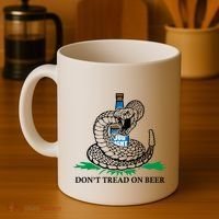 Dont Tread On Beer Funny Patriot America Usa Freedom Lover Gift Coffee Mug thumb 4