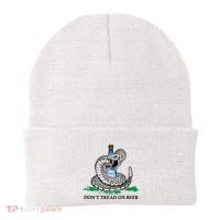Dont Tread On Beer Funny Patriot America Usa Freedom Lover Gift Beanie thumb 0