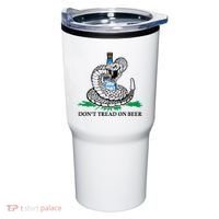 Dont Tread On Beer Funny Patriot America Usa Freedom Lover Gift Tumbler thumb 0