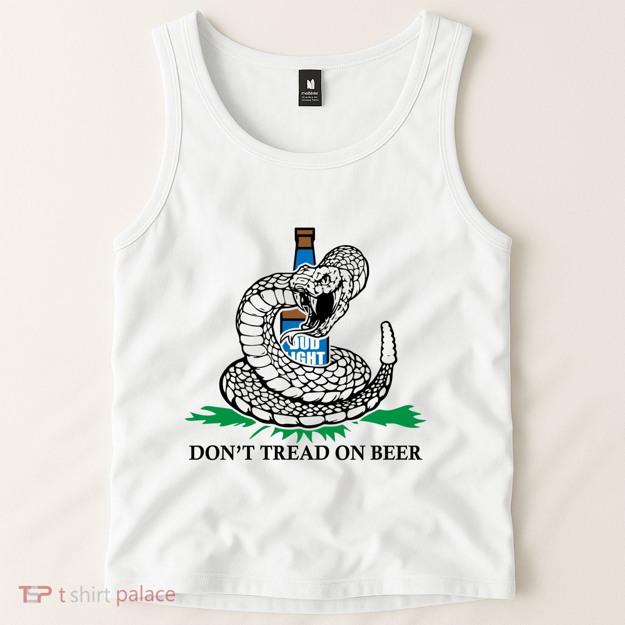 Dont Tread On Beer Funny Patriot America Usa Freedom Lover Gift Tank Top