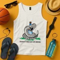Dont Tread On Beer Funny Patriot America Usa Freedom Lover Gift Tank Top thumb 4