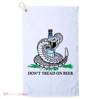 Dont Tread On Beer Funny Patriot America Usa Freedom Lover Gift Golf Towel thumb 0