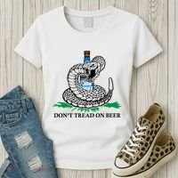 Dont Tread On Beer Funny Patriot America Usa Freedom Lover Gift Women's T-Shirt thumb 3
