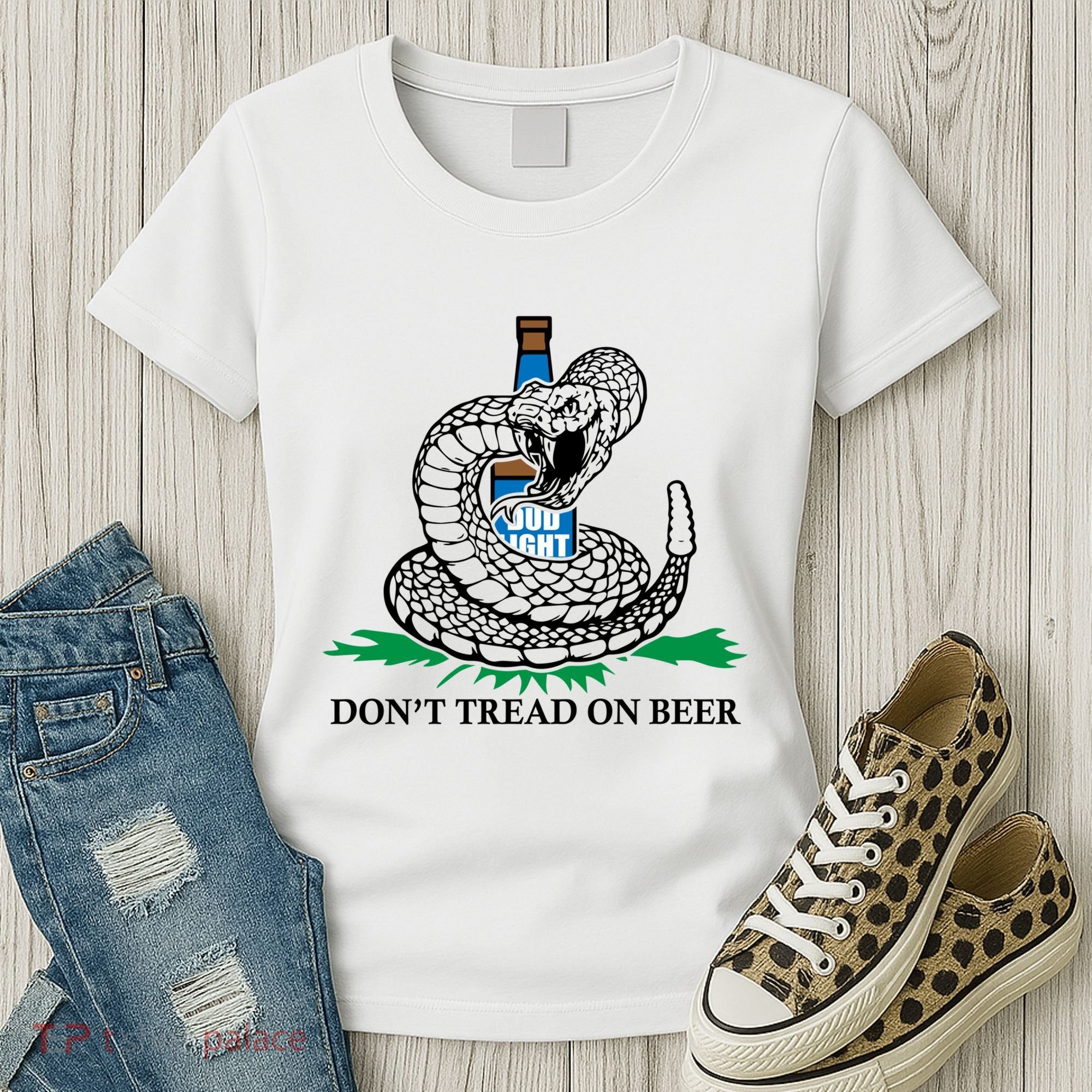 Dont Tread On Beer Funny Patriot America Usa Freedom Lover Gift Women's T-Shirt