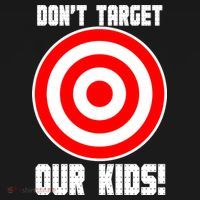 Dont Target Our Kids Patriotic Bullseye Range Boycott Women's Hoodie thumb 2