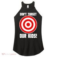 Dont Target Our Kids Patriotic Bullseye Range Boycott Women's Perfect Tri Rocker Tank thumb 0