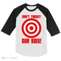 Dont Target Our Kids Patriotic Bullseye Range Boycott Kids Colorblock Raglan Jersey thumb 0
