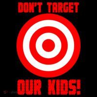 Dont Target Our Kids Patriotic Bullseye Range Boycott Kids Colorblock Raglan Jersey thumb 2