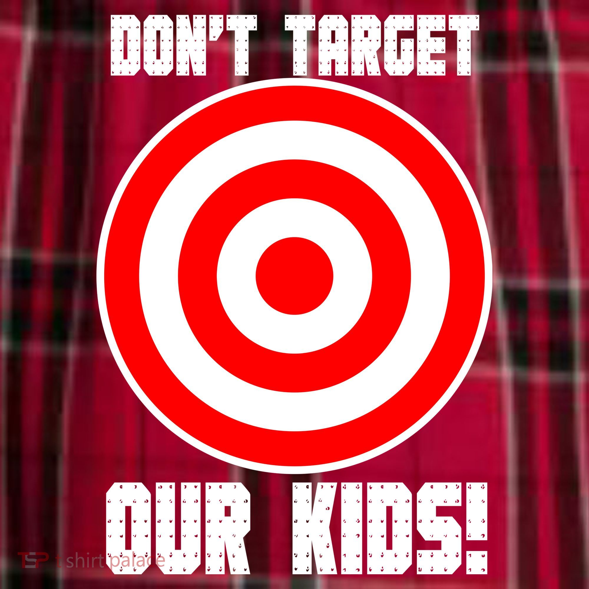 Dont Target Our Kids Patriotic Bullseye Range Boycott Men's Flannel Plaid Pajama Pants