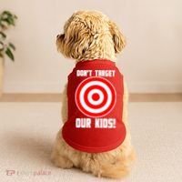Dont Target Our Kids Patriotic Bullseye Range Boycott Doggie Tank thumb 2
