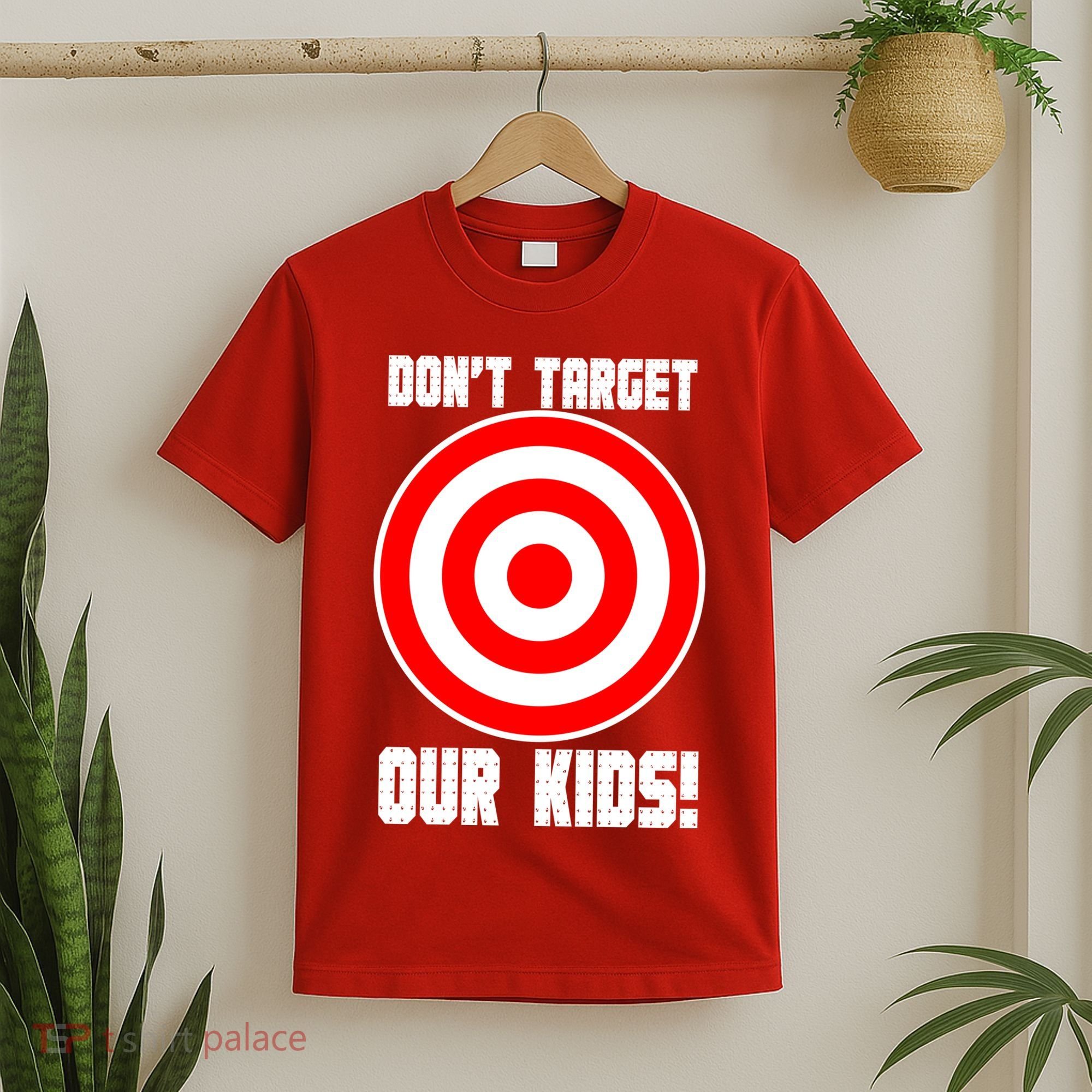 Dont Target Our Kids Patriotic Bullseye Range Boycott T-Shirt
