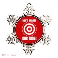 Dont Target Our Kids Patriotic Bullseye Range Boycott Ornament thumb 0