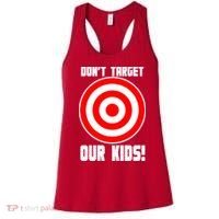 Dont Target Our Kids Patriotic Bullseye Range Boycott Women's Tank Top thumb 0