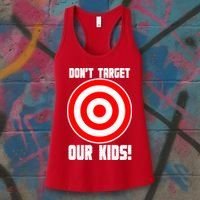 Dont Target Our Kids Patriotic Bullseye Range Boycott Women's Tank Top thumb 3