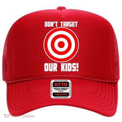 Dont Target Our Kids Patriotic Bullseye Range Boycott Hat