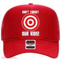 Dont Target Our Kids Patriotic Bullseye Range Boycott Hat thumb 0