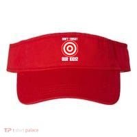 Dont Target Our Kids Patriotic Bullseye Range Boycott Visor thumb 0