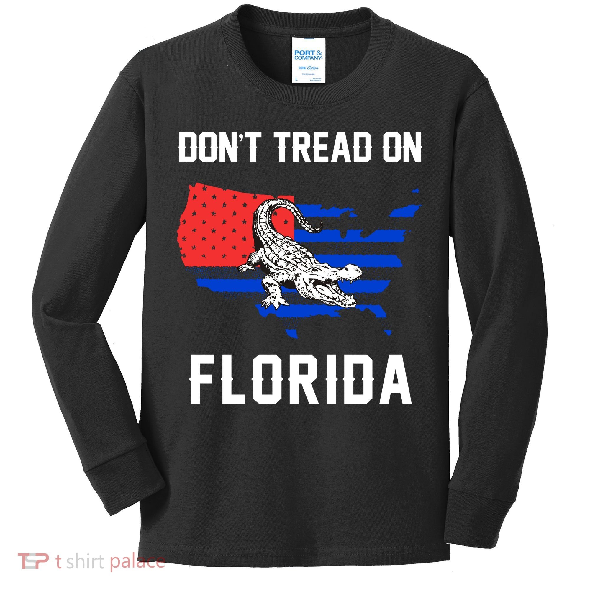 Don't Tread On Florida Kids Long Sleeve Shirt