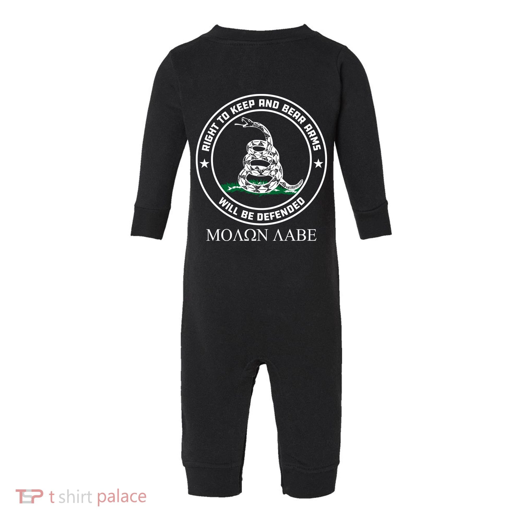 Dont Tread On Me Right To Keep & Bear Arms Come & Take It Infant Fleece One Piece