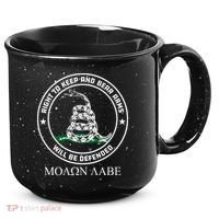Dont Tread On Me Right To Keep & Bear Arms Come & Take It 15oz Campfire Ceramic Mug thumb 0