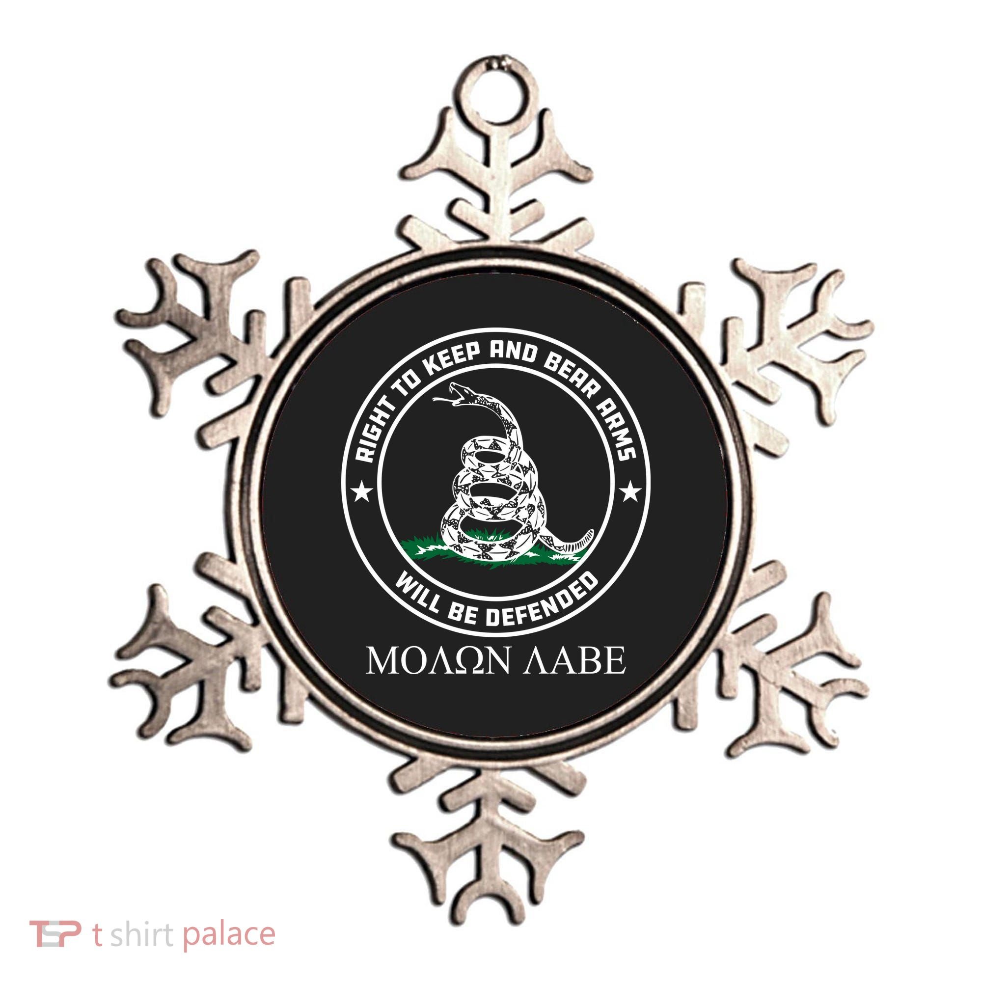 Dont Tread On Me Right To Keep & Bear Arms Come & Take It Ornament
