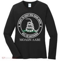 Dont Tread On Me Right To Keep & Bear Arms Come & Take It Women's Long Sleeve Shirt thumb 0