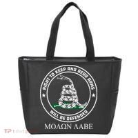 Dont Tread On Me Right To Keep & Bear Arms Come & Take It Tote Bag thumb 0
