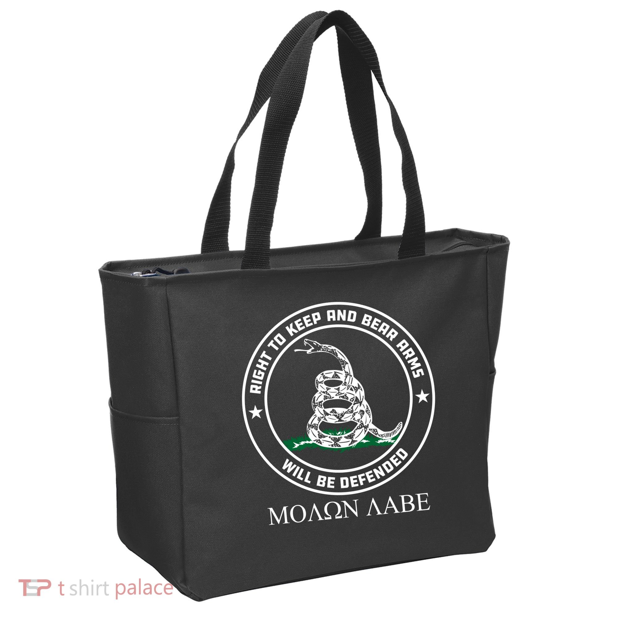 Dont Tread On Me Right To Keep & Bear Arms Come & Take It Tote Bag