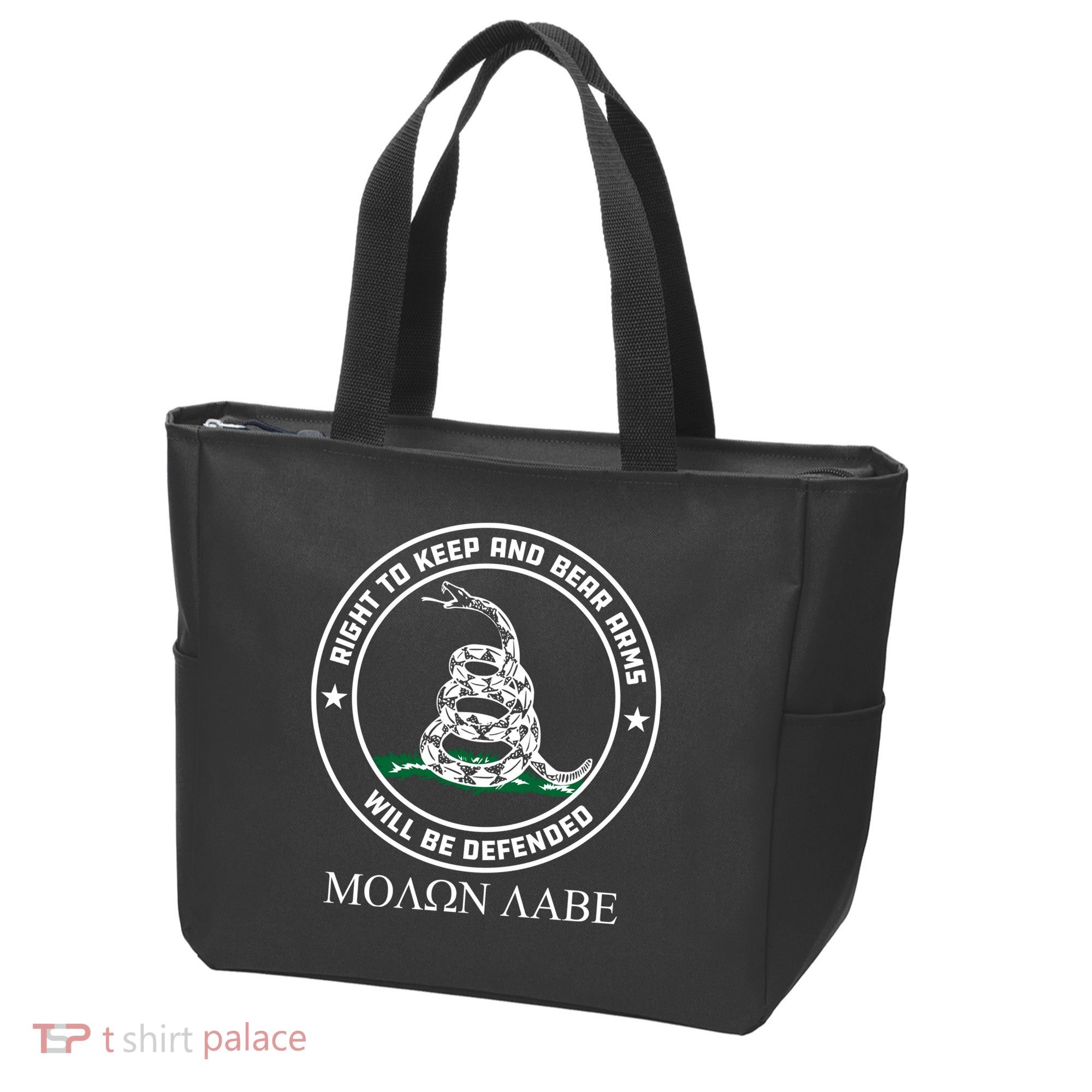 Dont Tread On Me Right To Keep & Bear Arms Come & Take It Tote Bag