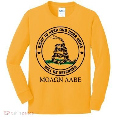 Dont Tread On Me Right To Keep & Bear Arms Come & Take It Kids Long Sleeve Shirt