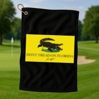 Don't Tread On Florida Ron Desantis Golf Towel thumb 1