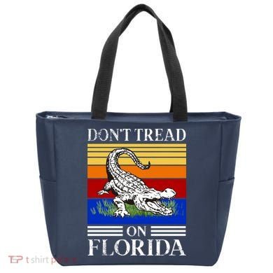 Don't Tread On Florida Gator Vintage Tote Bag