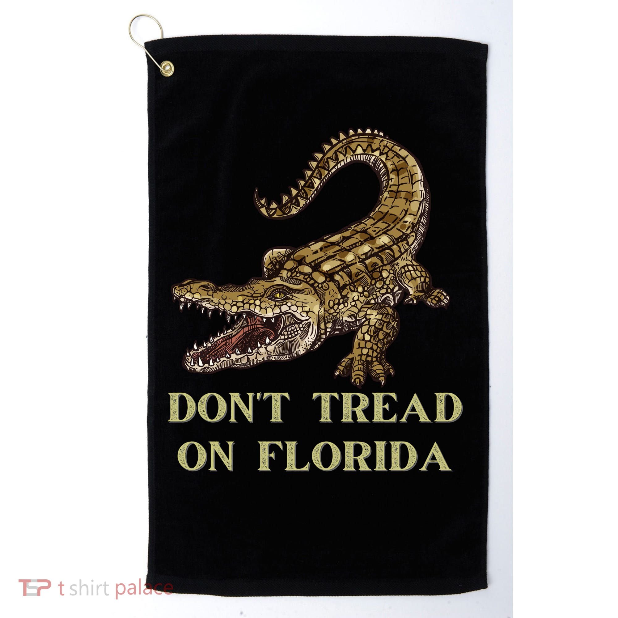Don't Tread On Florida Golf Towel