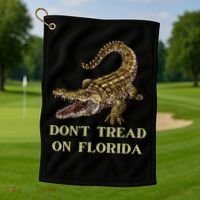 Don't Tread On Florida Golf Towel thumb 1