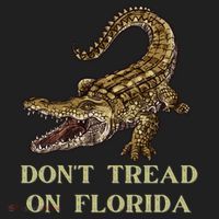 Don't Tread On Florida Golf Towel thumb 3